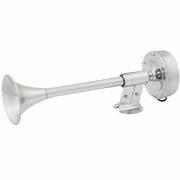 KLAXON 1 TROMPE ELECTROMAGNETIQUE INOX 12V 34 CM