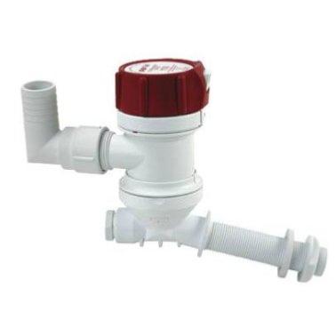 Pompe de vivier 401C - 12V - 500 Gph - 32 L/min - sortie coudée ø19mm