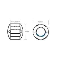 ANODE ZINC - NOIX D'ARBRE Ø1"3/4 (44,4MM) 2 VIS