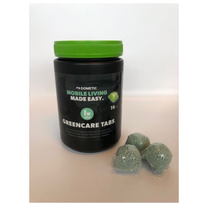 DOMETIC GREENCARE TABS - PRODUIT RESERVOIR A EAUX NOIRES, 16 DOSETTES