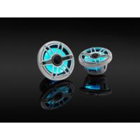 Haut-parleur marine M6-770  100 w rms blanc style sport avec leds