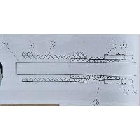 PRESSE ETOUPE A TRESSE ARBRE Ø22MM TUBE Ø35MM L201MM