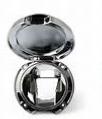 BOITIER CHROME POUR DOUCHETTE Ø encastrement 70mm