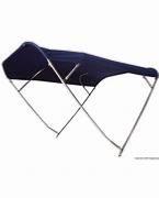 BIMINI FLY INOX 4 ARCEAUX LARGEUR 300 TOILE BLEU NAVY