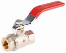 VANNE 1/4 DE TOUR DROITE LAITON CHROME FF 1/2''
