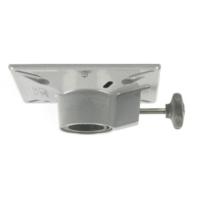 Support de table alu rotatif 240x240 mm pour colonne ø60 mm