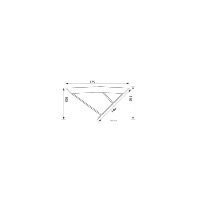 BIMINI STANDARD 3 ARCEAUX 150x110x175CM BEIGE