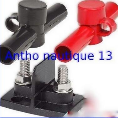 CONNECTEUR DOUBLE AVEC 2 ISOLANTS 44x48x70MM