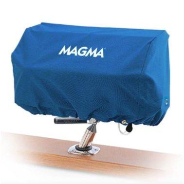 Housse bleue pour barbecue rectangulaire 31x46cm