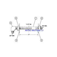 RACCORD PASSE CLOISON 3/8 75MM