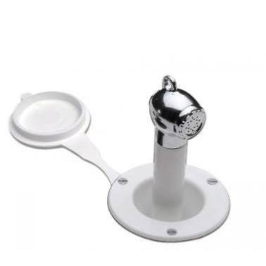 Douchette laiton chromée avec boitier et tuyau 3m