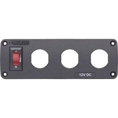 PANNEAU 3 ENCASTREMENTS 1 POSITION 12V