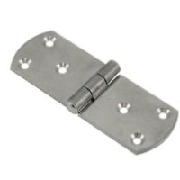 Charnière ronde inox- 85x20mm